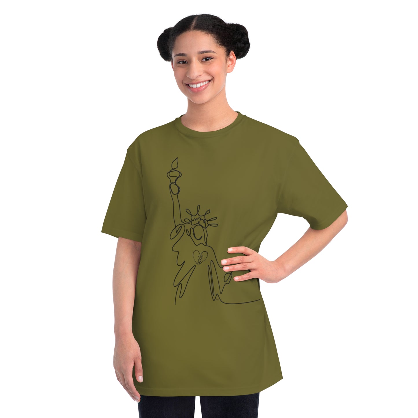 Organic π± Unisex T-shirt π€ Statue of Liberty