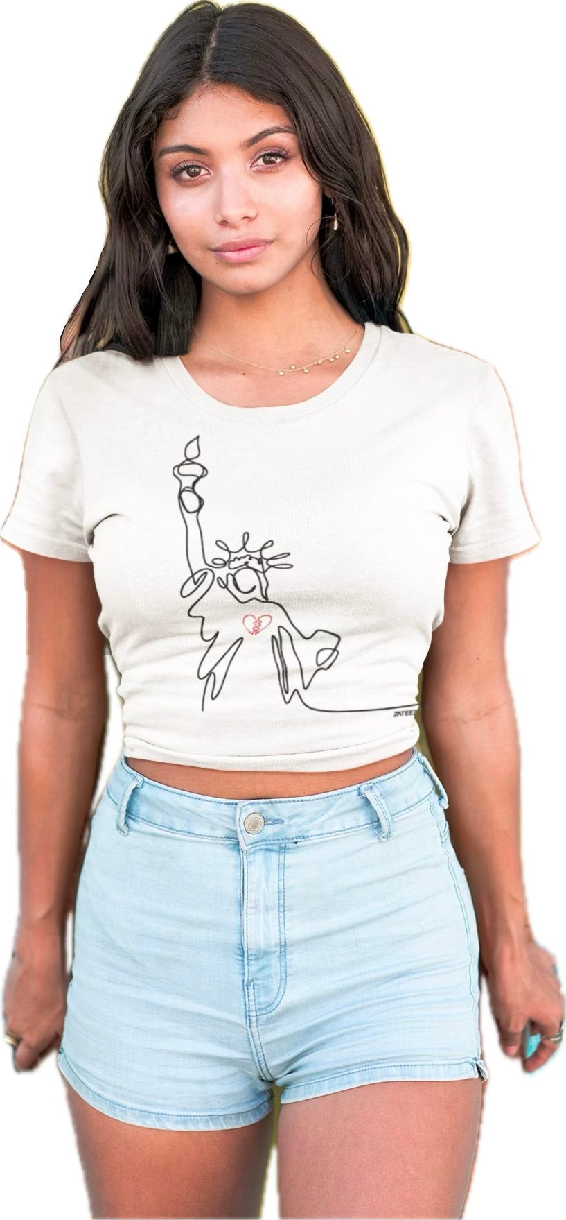 Crop Top Graphic Tee