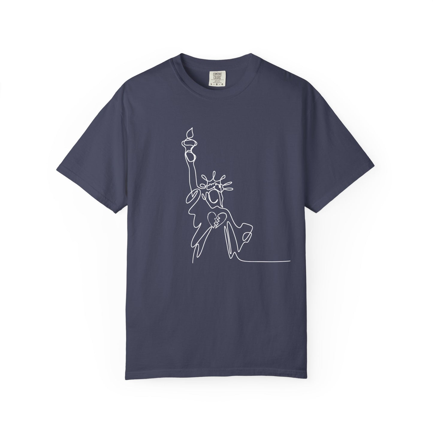 Brokenhearted Statue of Liberty 🖤 Unisex T-shirt