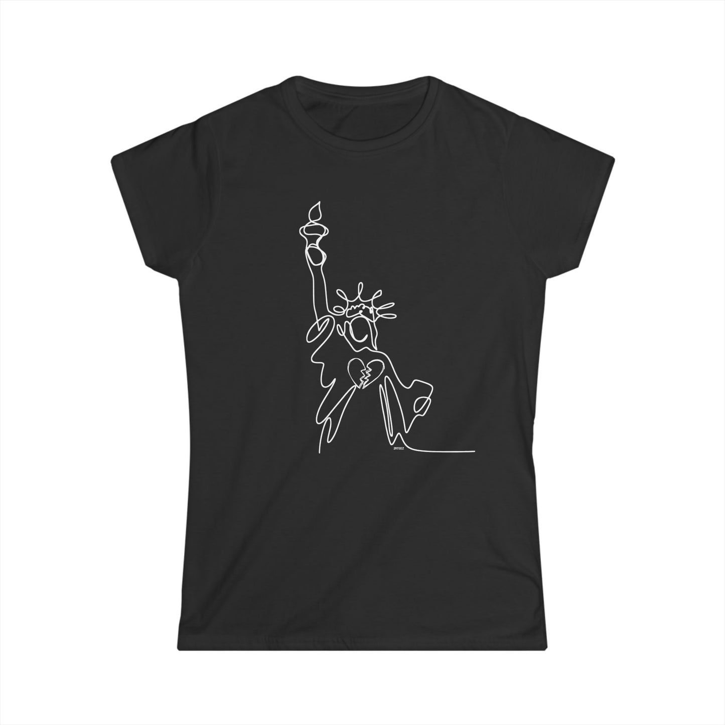 Softstyle™  Women's 🖤 T-Shirt Statue of Liberty