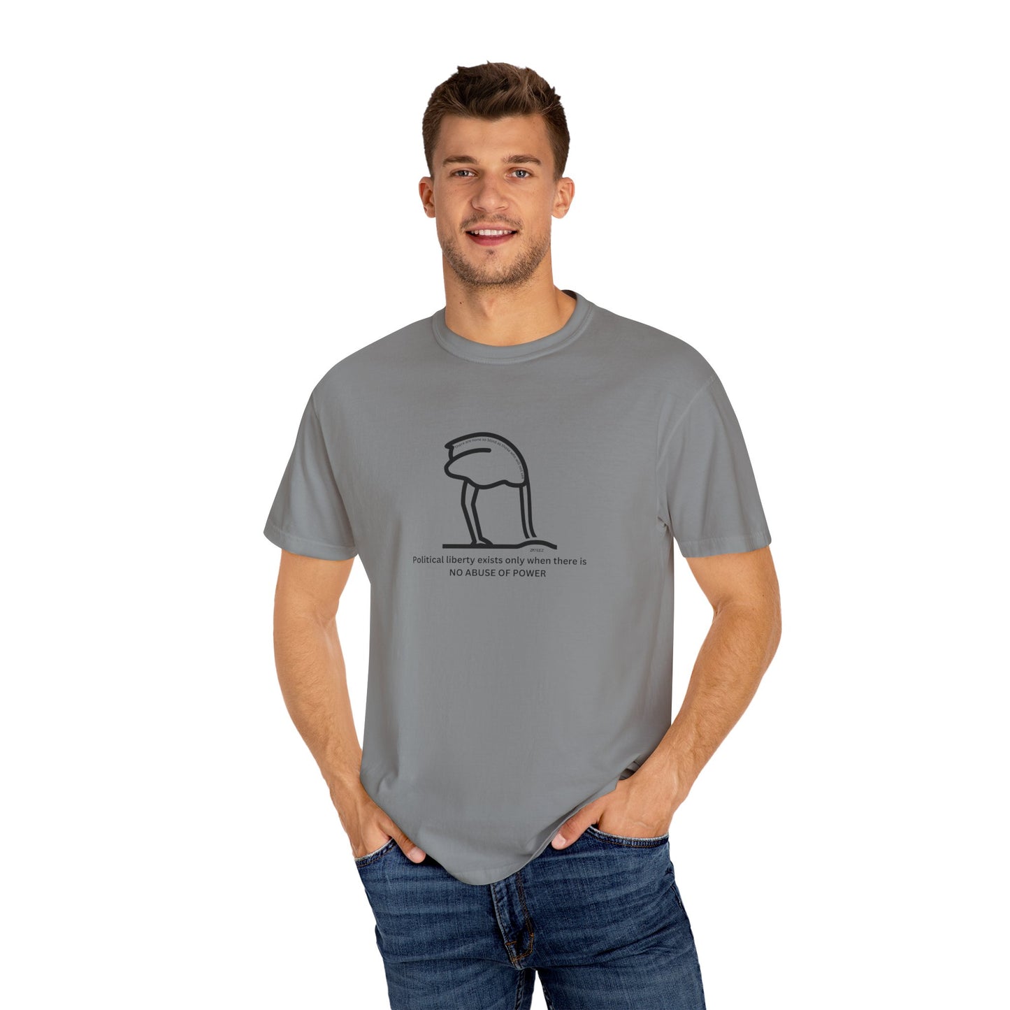 Ostrich Political Liberty Unisex Cotton T-Shirt