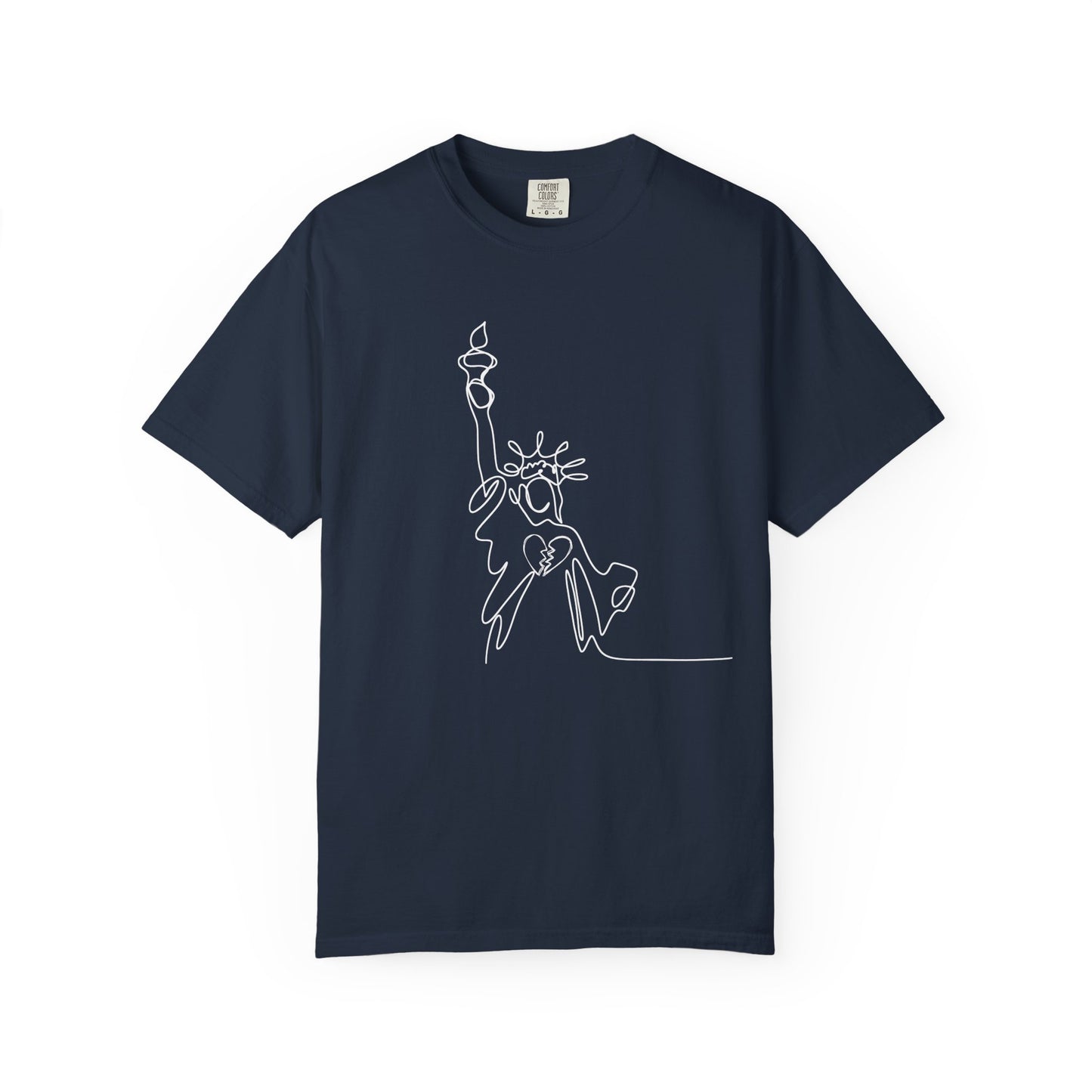 Brokenhearted Statue of Liberty 🖤 Unisex T-shirt