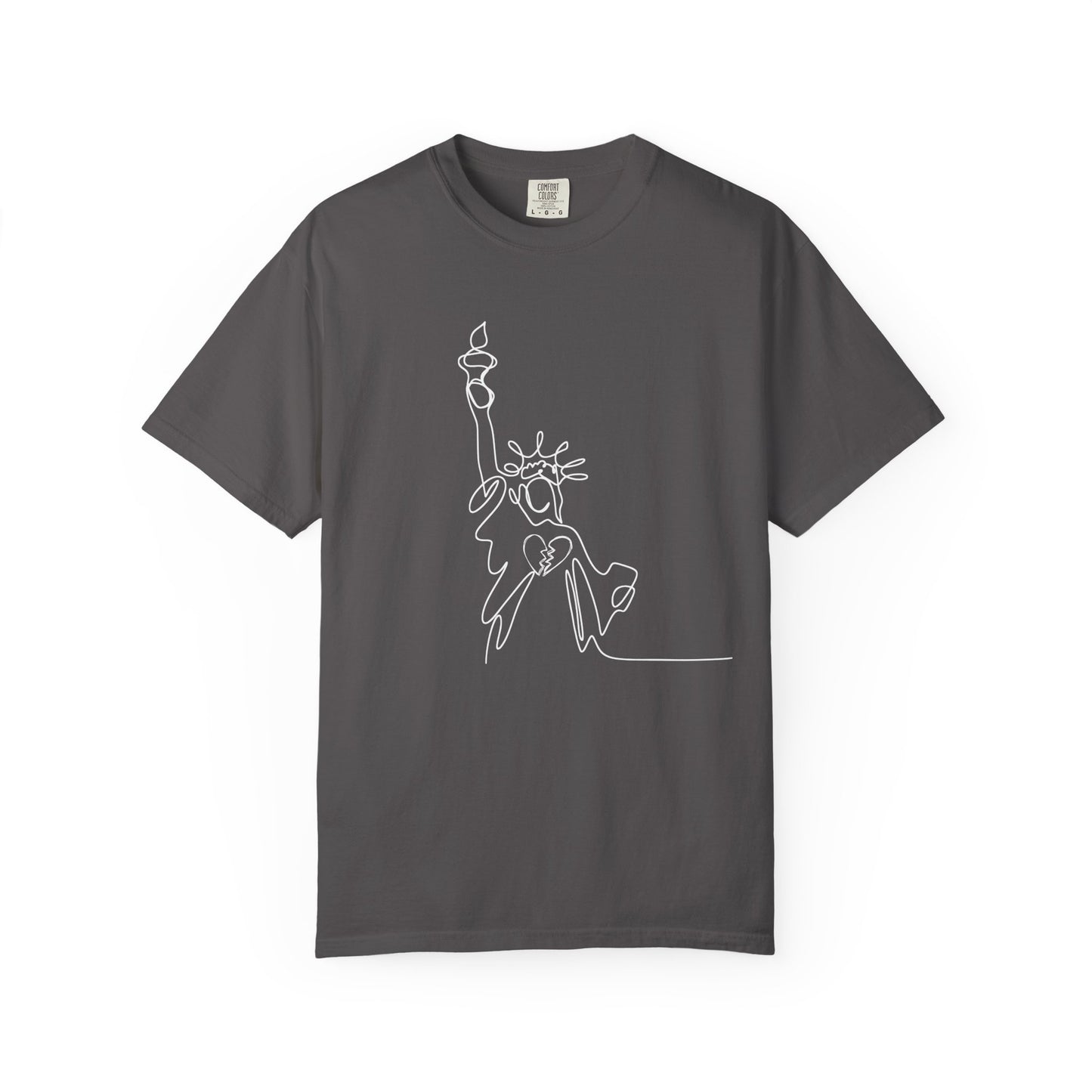 Brokenhearted Statue of Liberty 🖤 Unisex T-shirt