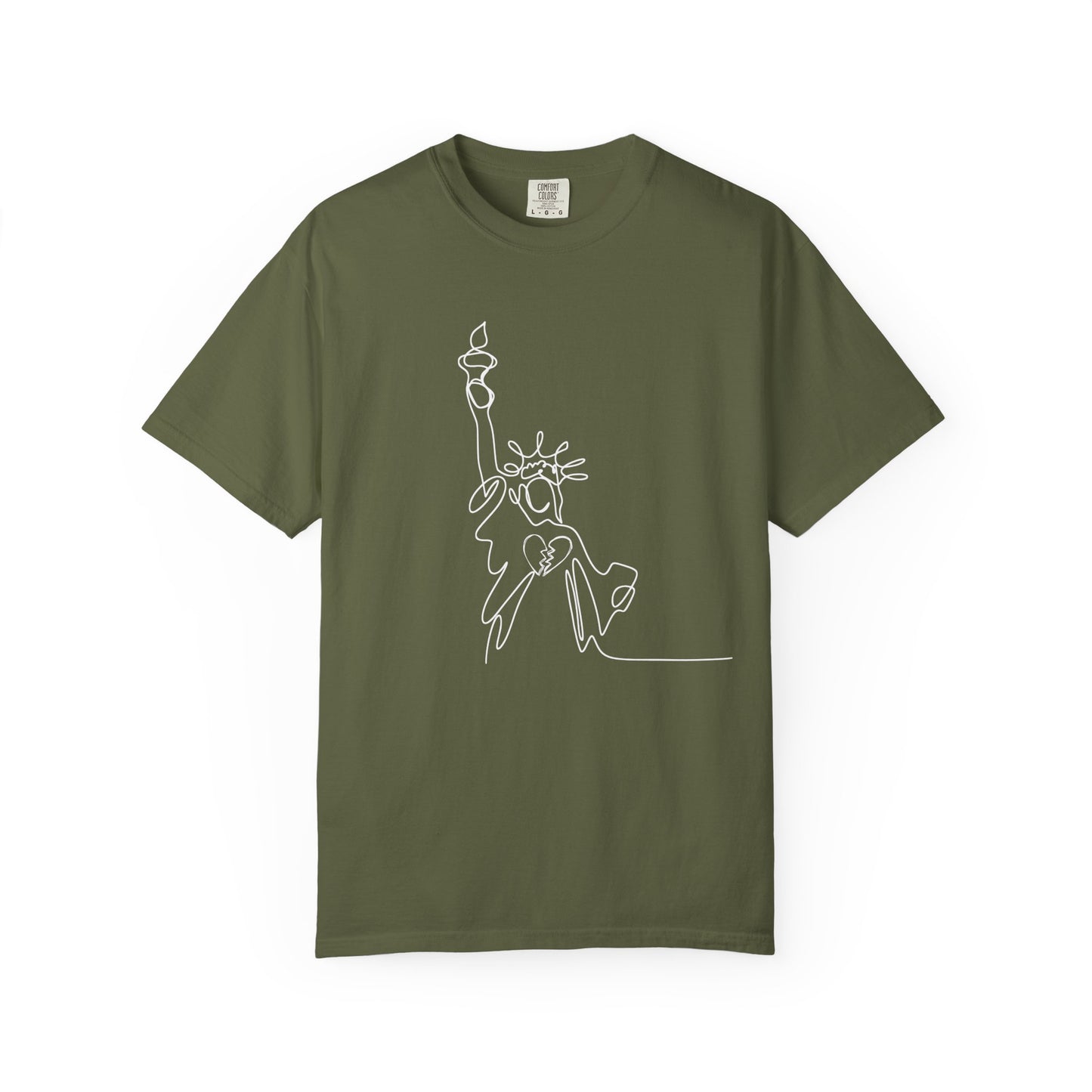 Brokenhearted Statue of Liberty 🖤 Unisex T-shirt