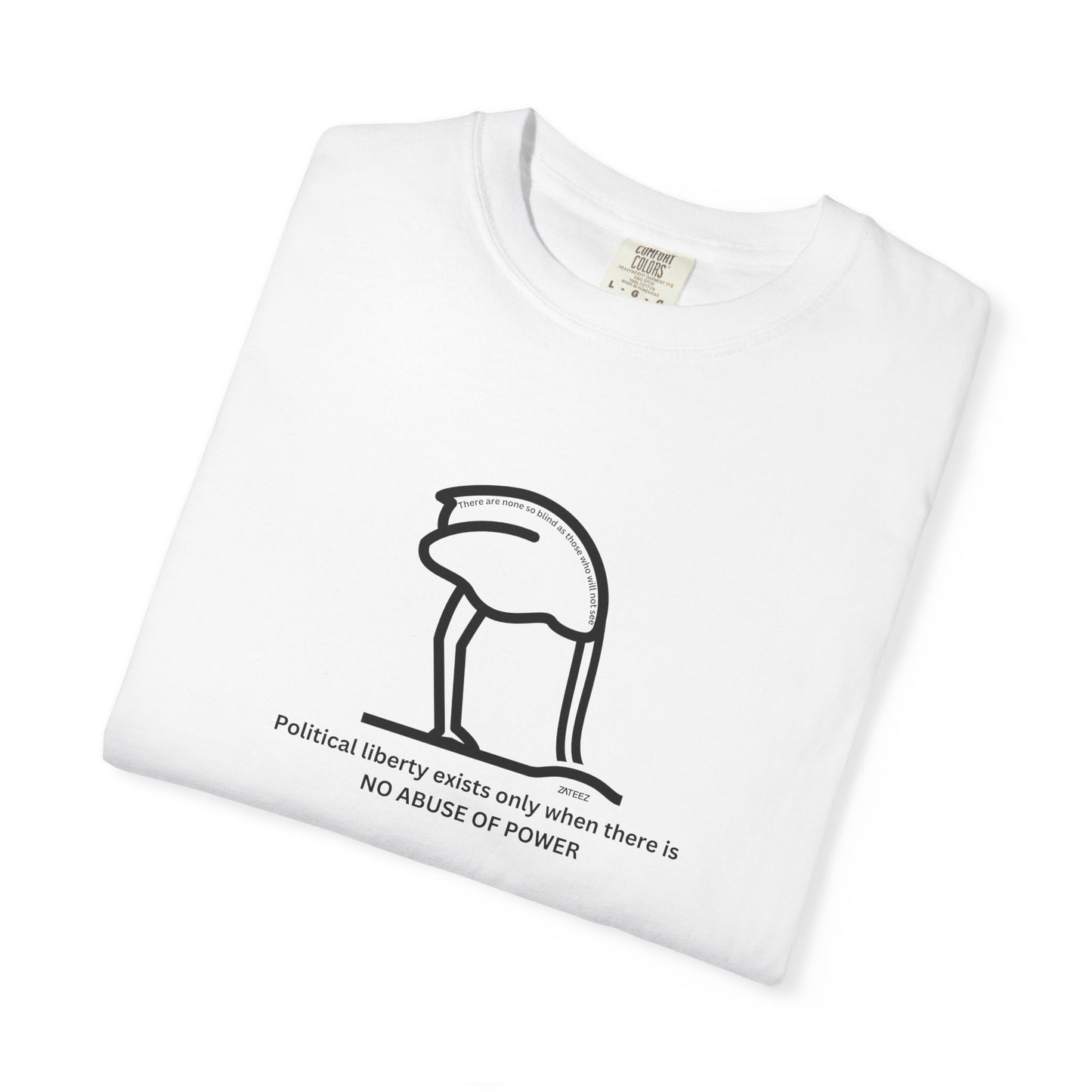 Ostrich Political Liberty Unisex Cotton T-Shirt