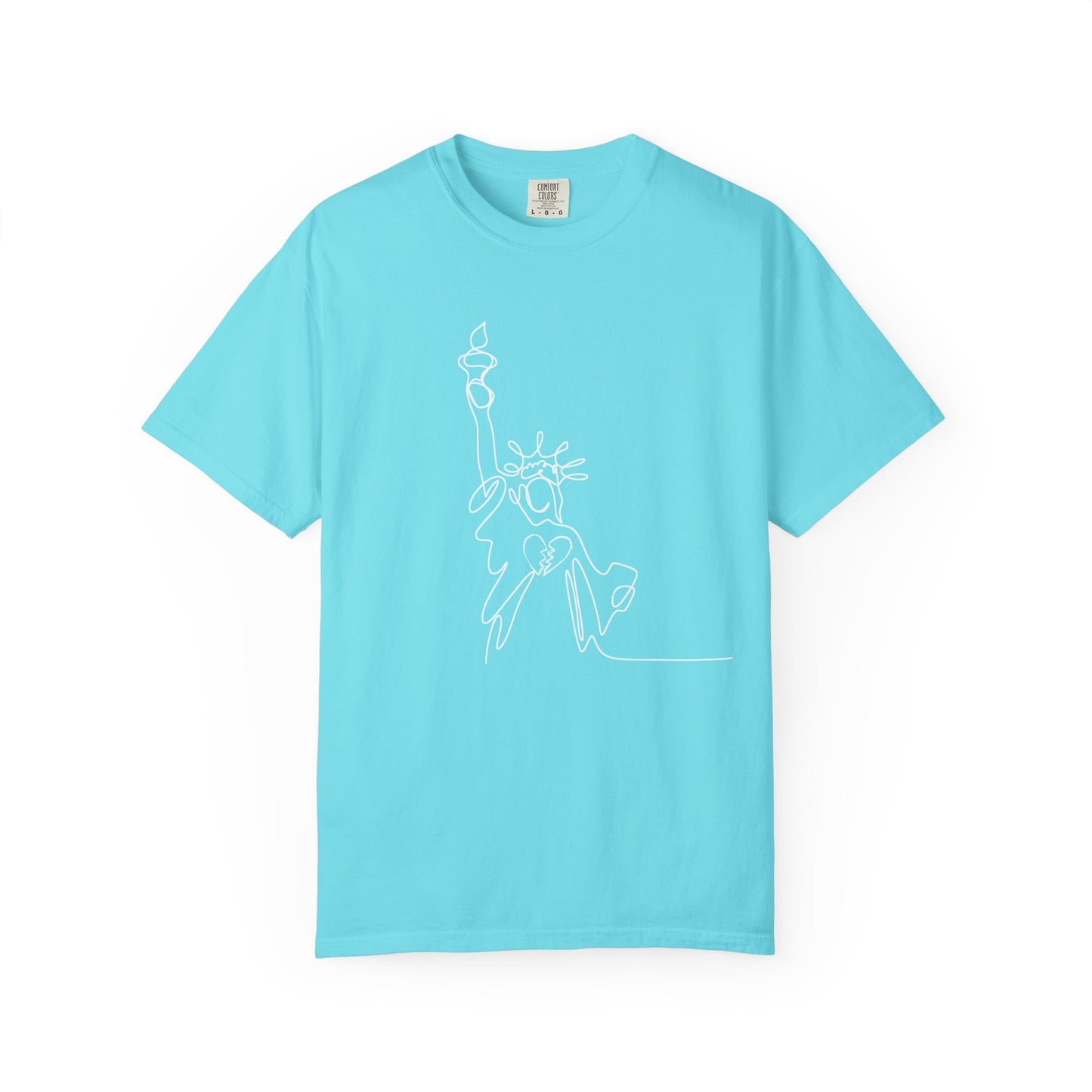 Brokenhearted Statue of Liberty 🖤 Unisex T-shirt