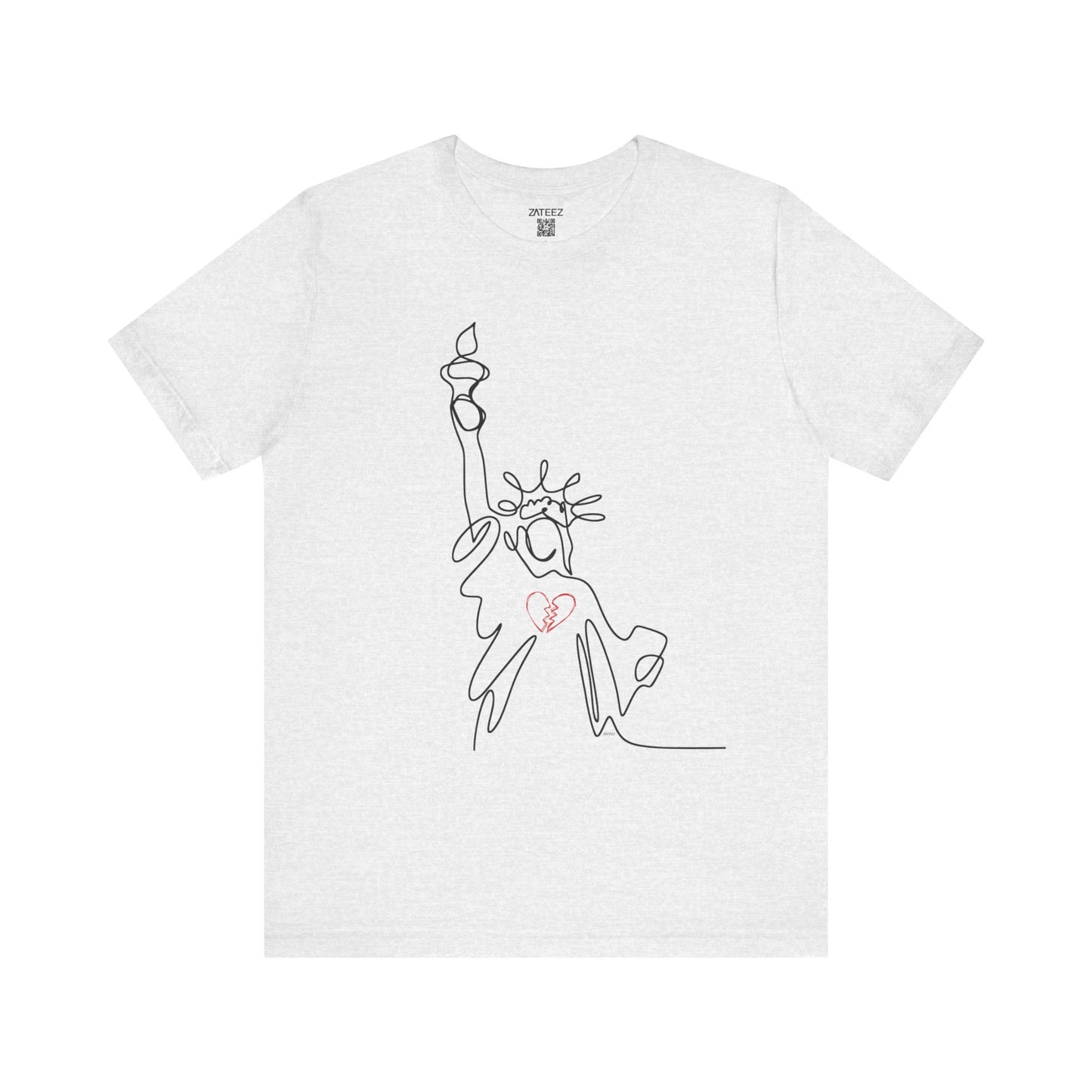 Soft Lightweight Jersey Cotton Unisex Tee 💔 Statue of Liberty