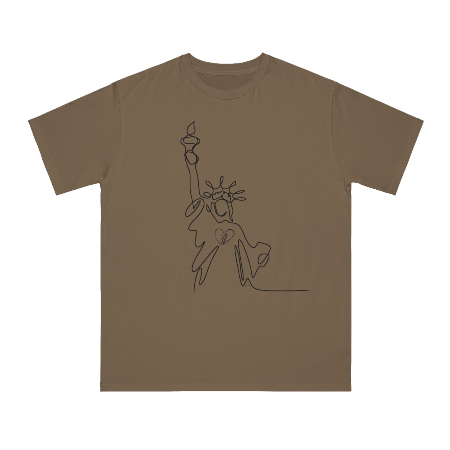 Organic 🌱 Unisex T-shirt 🖤 Statue of Liberty