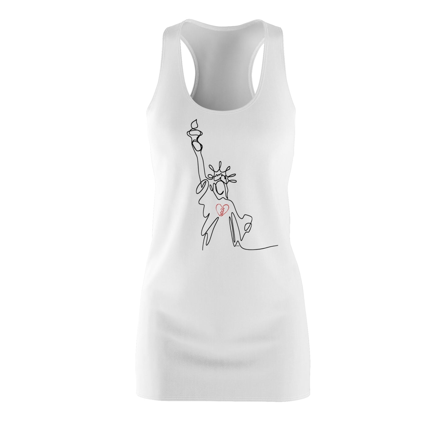 Summer Dress Beach Coverup 💔 Statue of Liberty