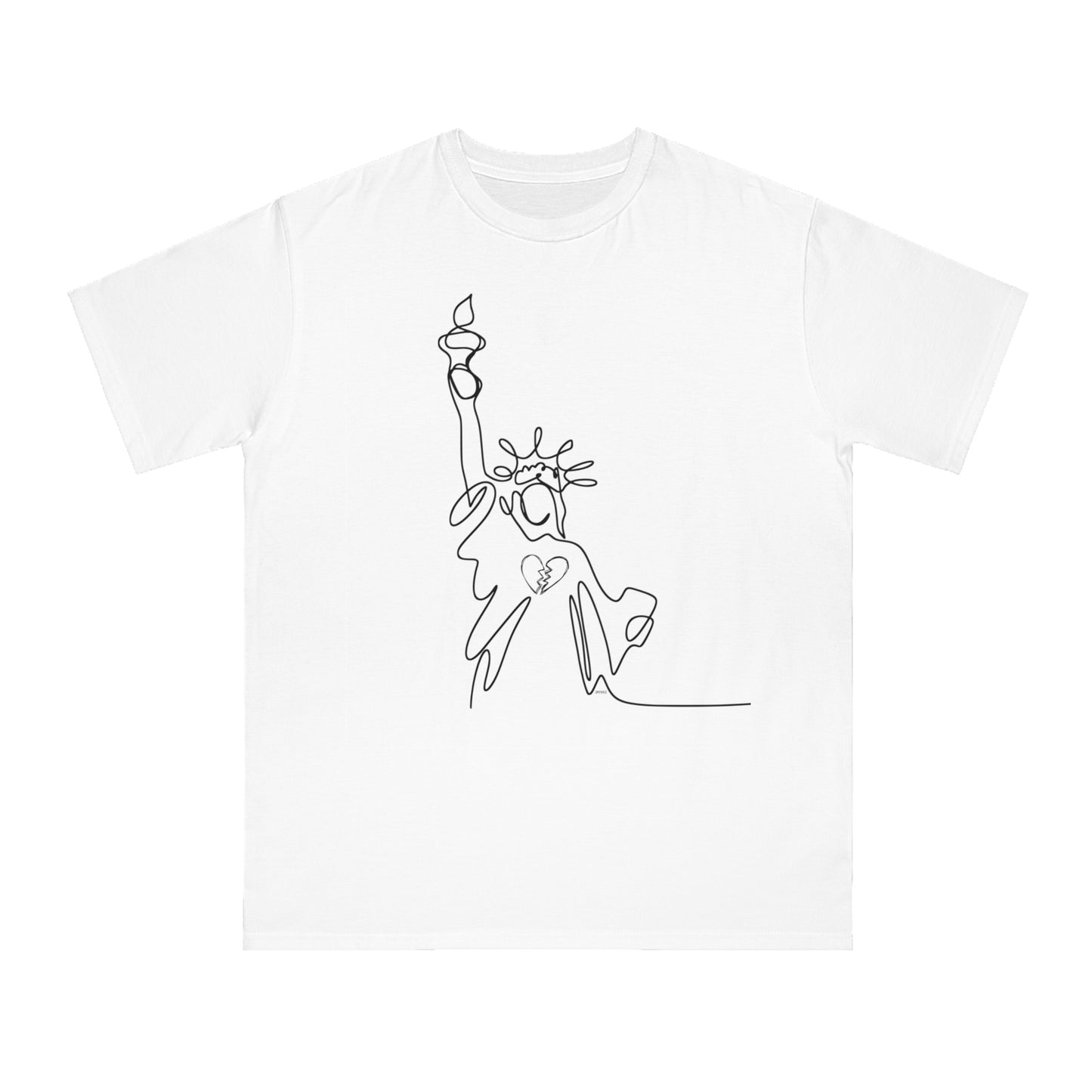 Organic 🌱 Unisex T-shirt 🖤 Statue of Liberty