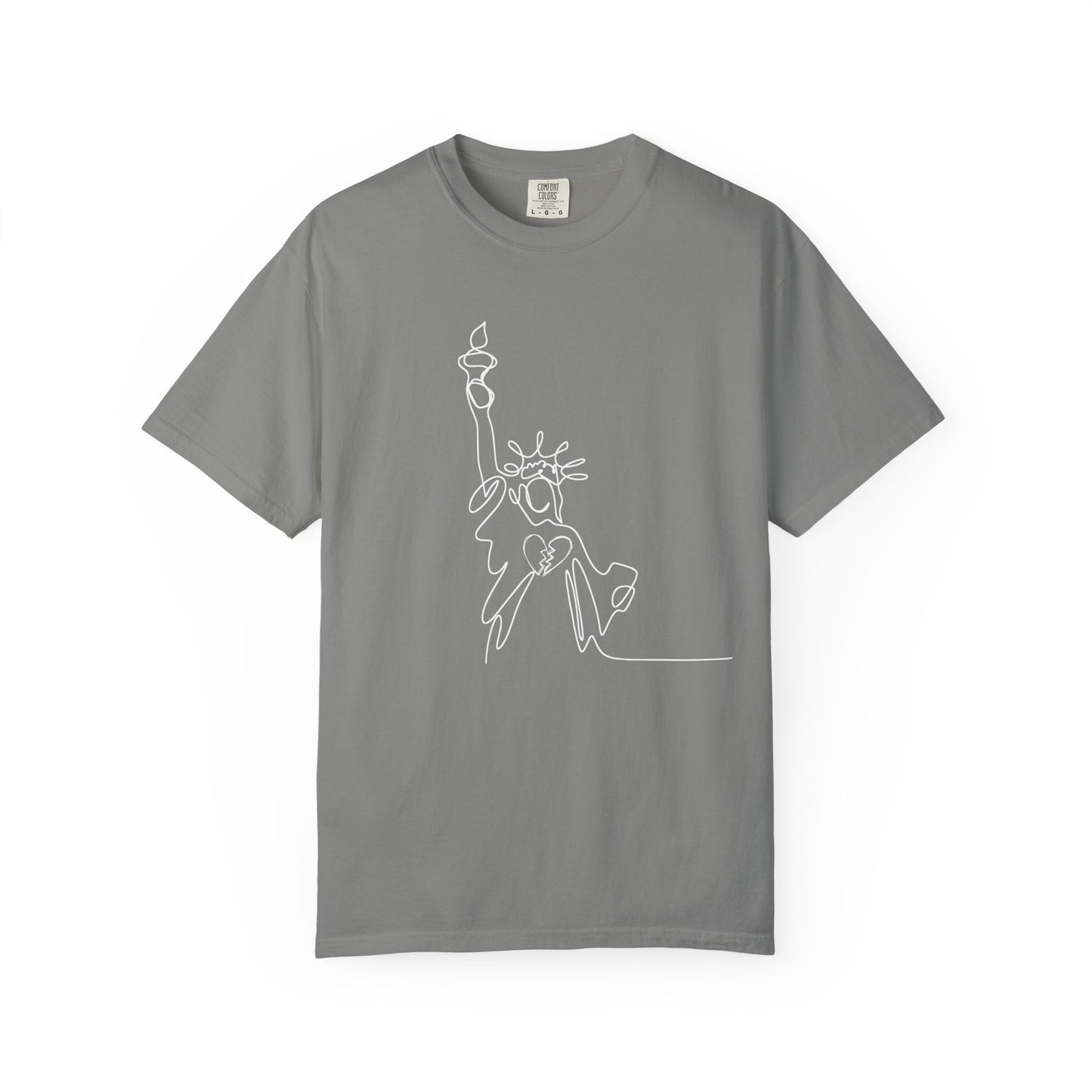 Brokenhearted Statue of Liberty 🖤 Unisex T-shirt