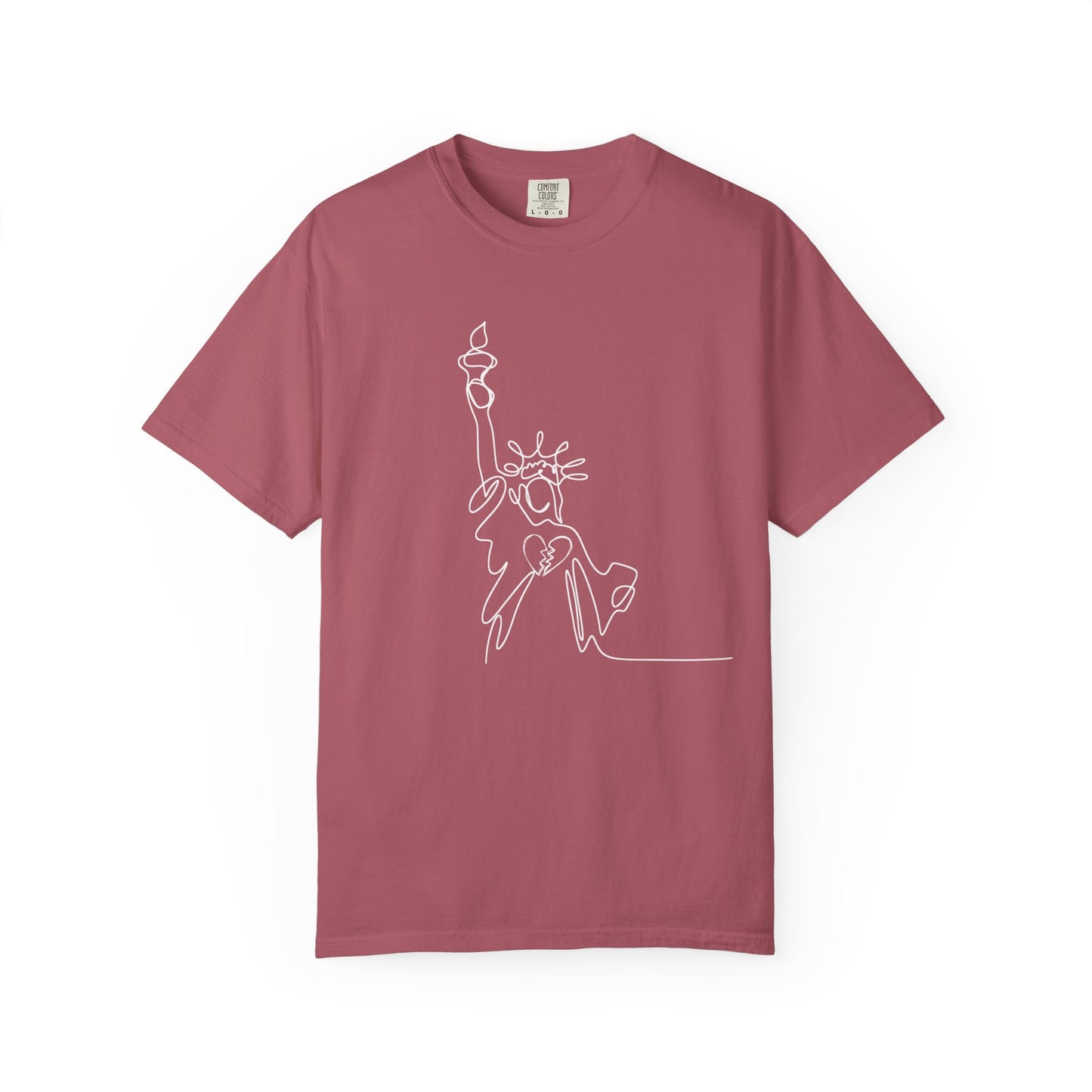 Brokenhearted Statue of Liberty 🖤 Unisex T-shirt