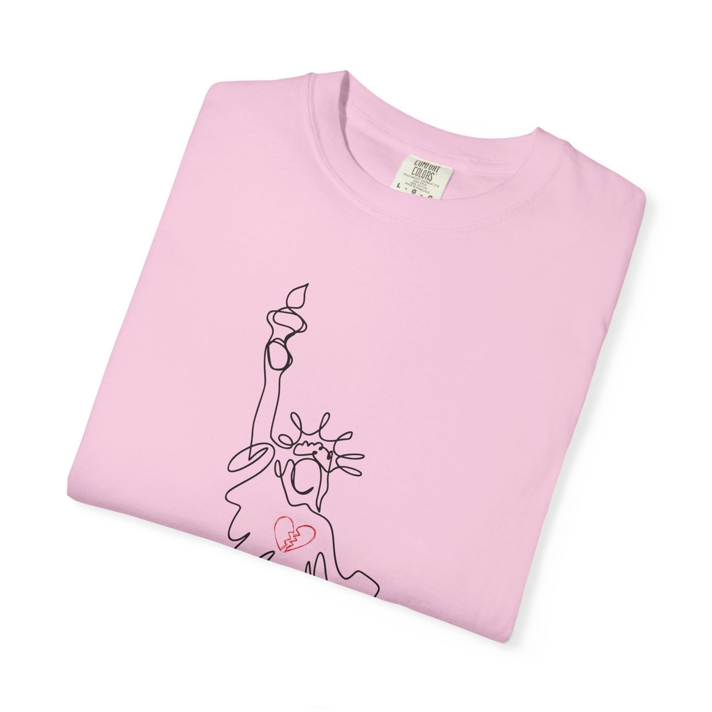 Brokenhearted Statue of Liberty 💔 Unisex Cotton T-shirt