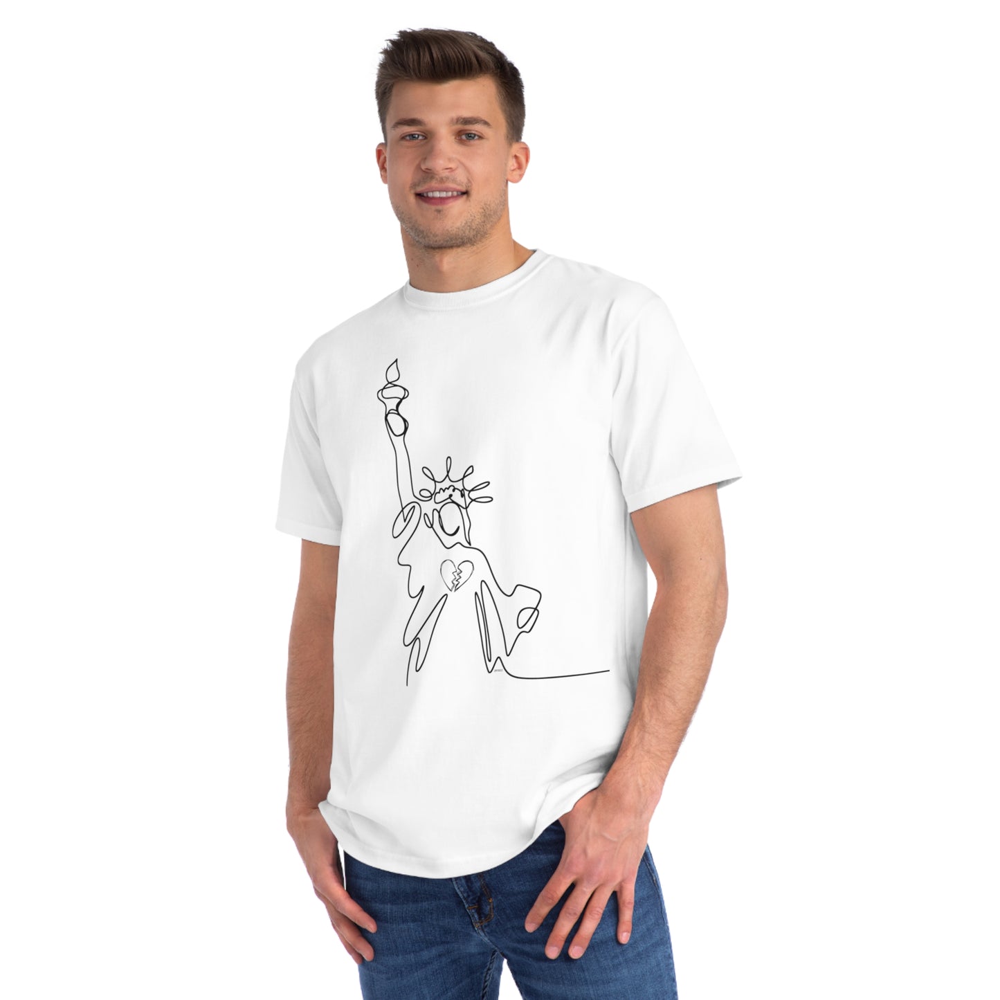 Organic 🌱 Unisex T-shirt 🖤 Statue of Liberty