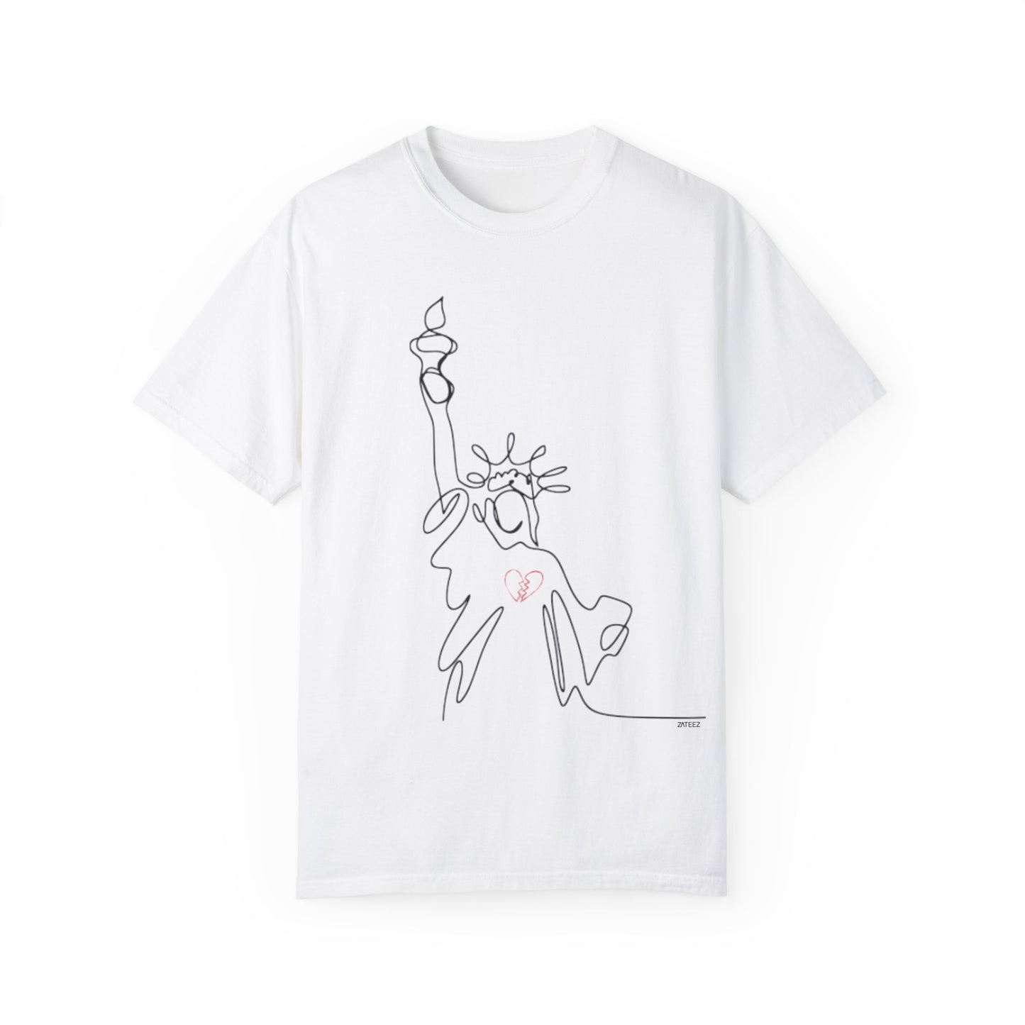 Statue of Liberty Broken-Hearted 💔 Exclusive Design Soft Unisex T-shirt