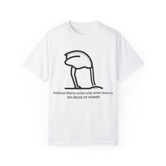 Ostrich II — Head in the Sand Political Unisex Soft T-shirt