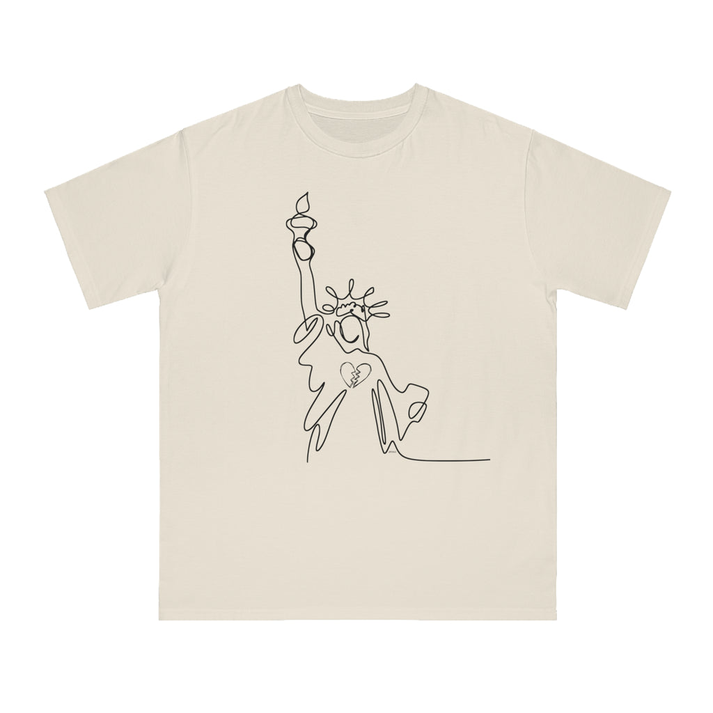 Organic 🌱 Unisex T-shirt 🖤 Statue of Liberty