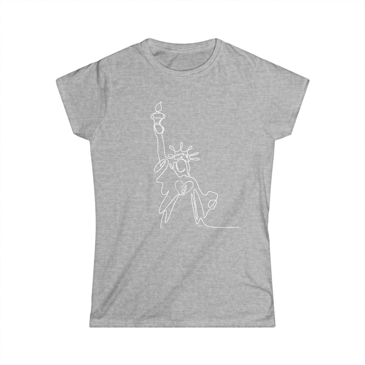 Softstyle™  Women's 🖤 T-Shirt Statue of Liberty