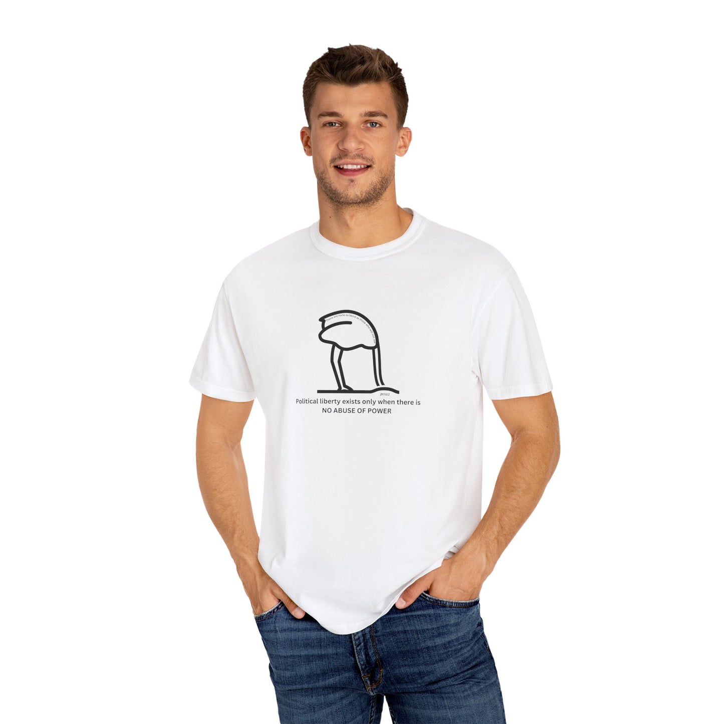 Ostrich Political Liberty Unisex Cotton T-Shirt