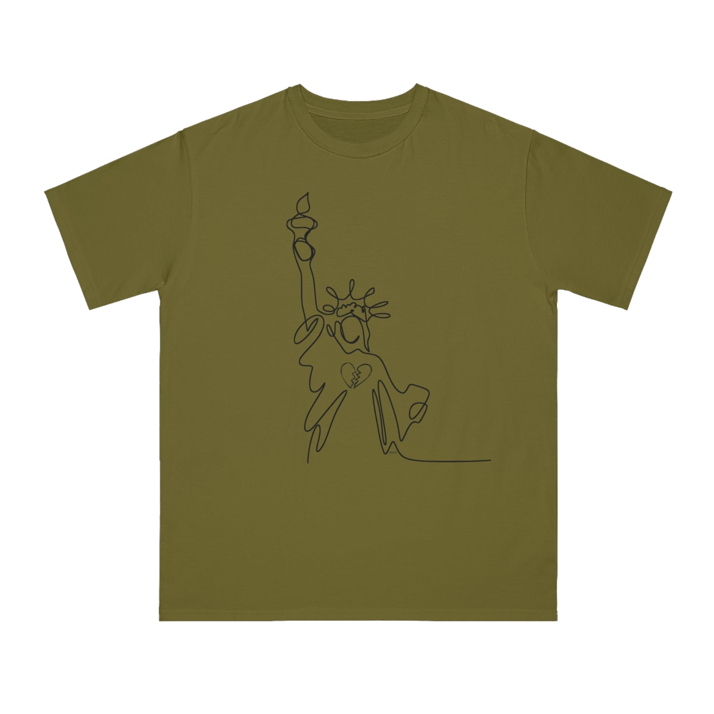 Organic 🌱 Unisex T-shirt 🖤 Statue of Liberty