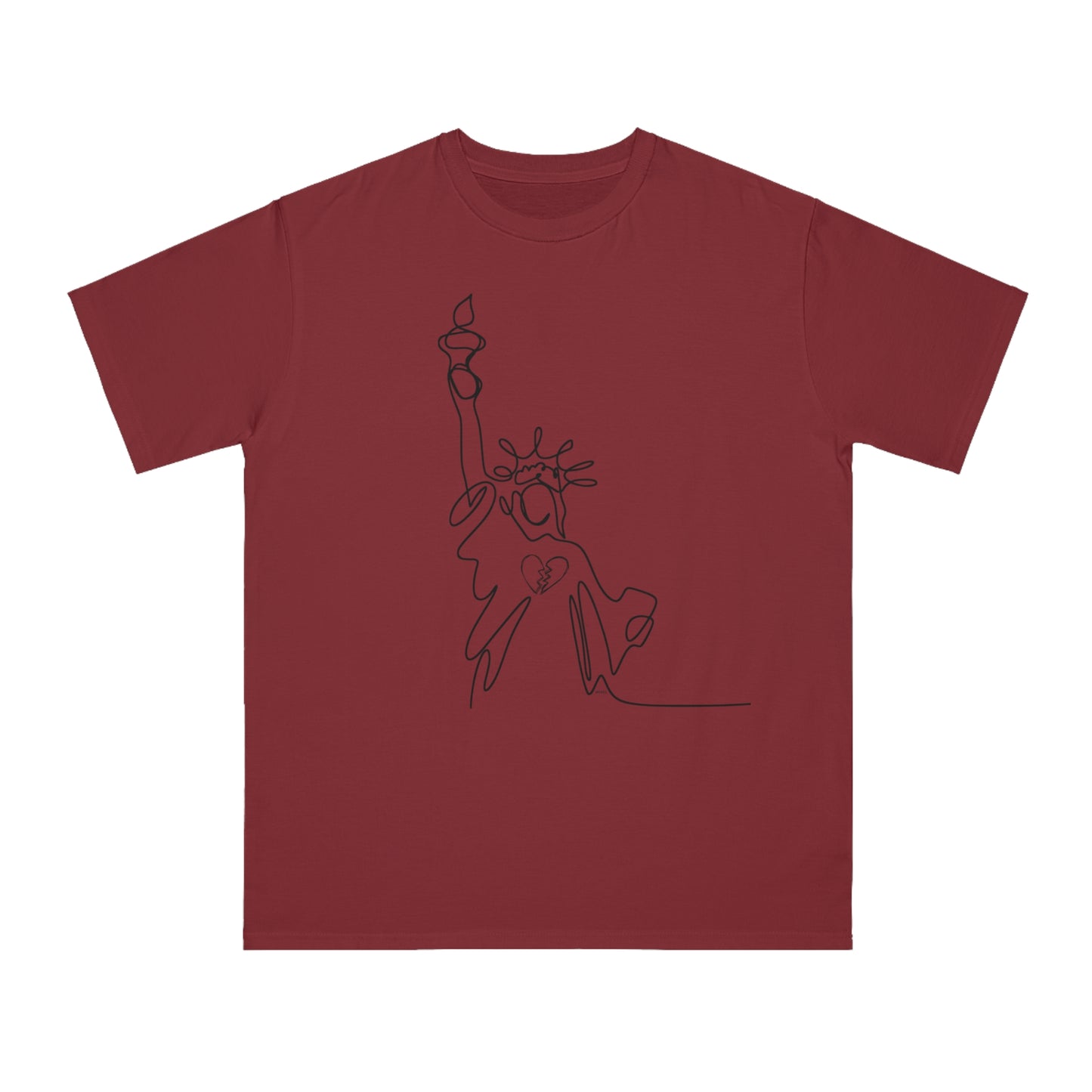 Organic 🌱 Unisex T-shirt 🖤 Statue of Liberty